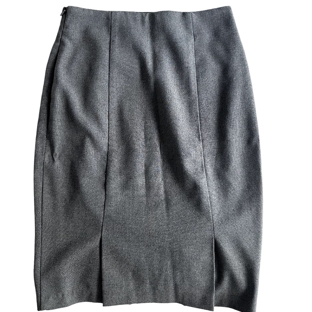 Grey Pencil Skirt